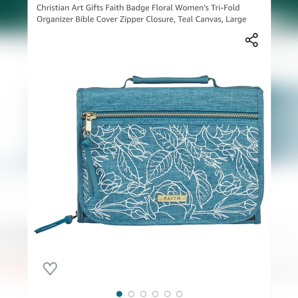 New! Christian Bible cover/ organizer
